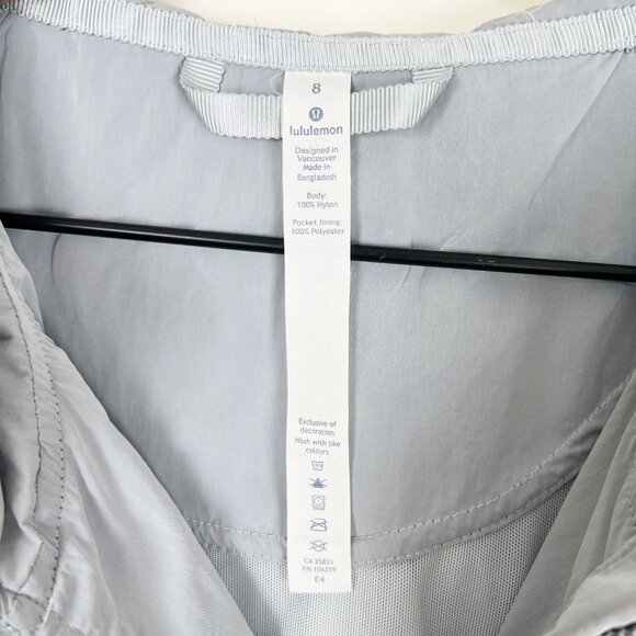 Lululemon Pack & Glyde Rain Jacket Water Resistant Windbreaker Travel Long Coat - Picture 12 of 16